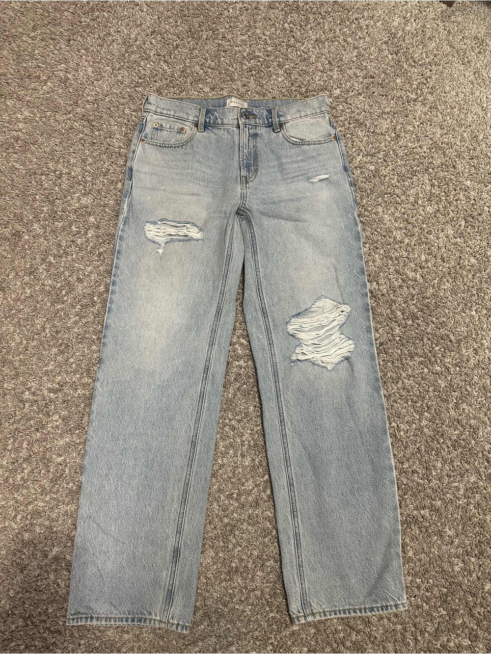 Pacsun Low-Rise Light Blue Distressed Women's Jeans